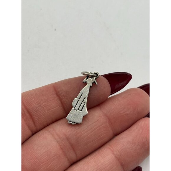 James Avery 925 Sterling Silver Graduate Girl Charm - Picture 4 of 5